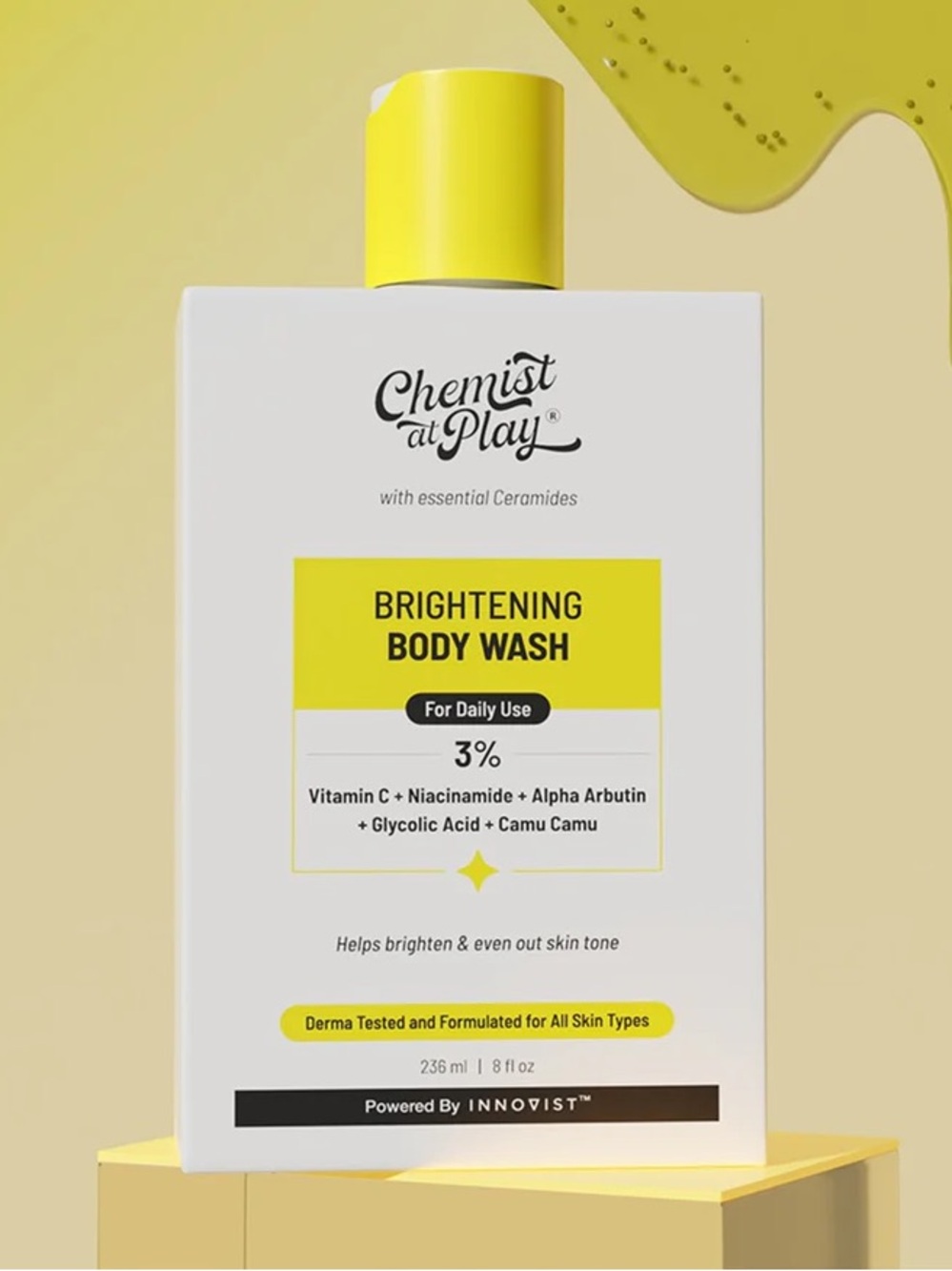 BRAND NEW chemist at play Brightening Body Wash Vitamin C & Niacinamide